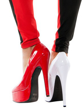 Z15112107 Harley Quinn Cosplay Pumps